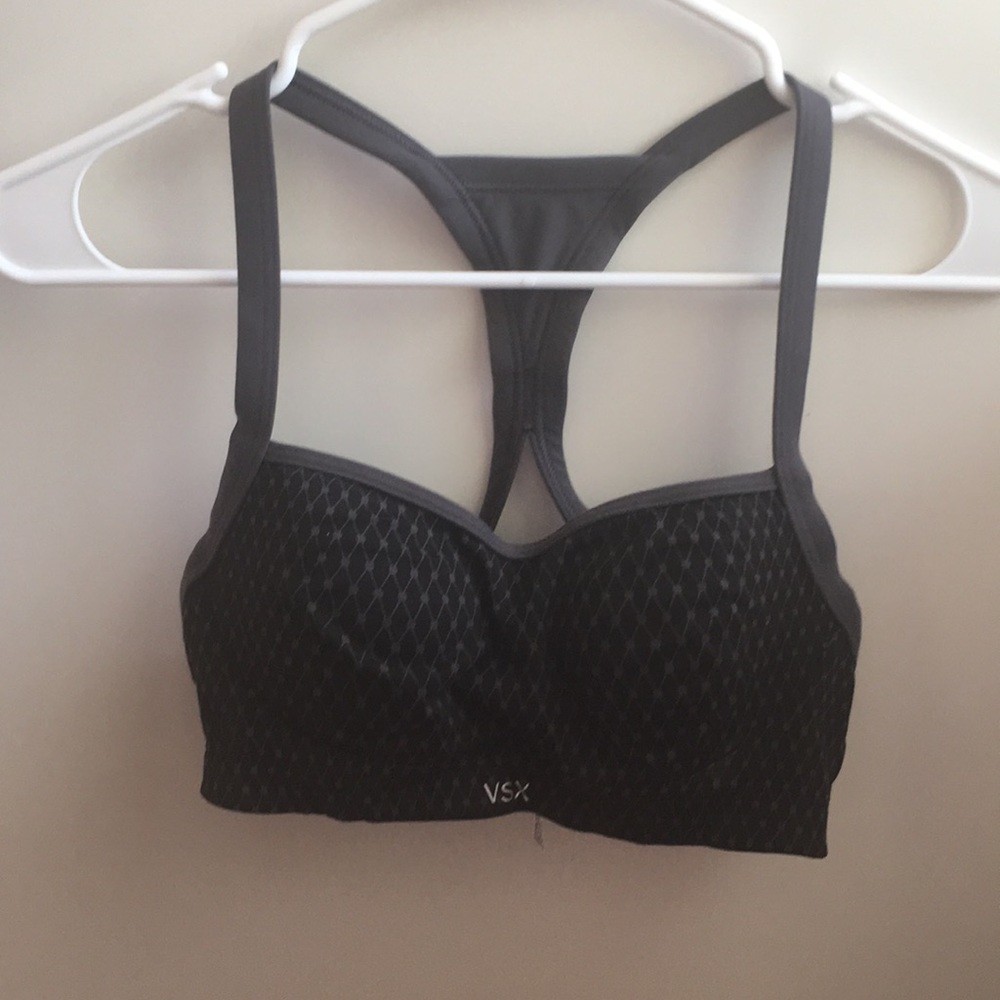 Black/Grey Victoria Secret Sports Bra
